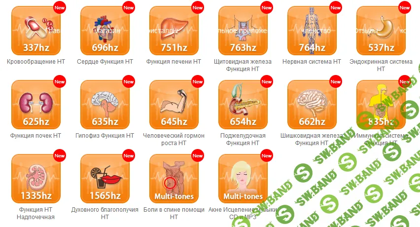 [Brainwave Entrainment Products] Исцеление тела - полный пакет