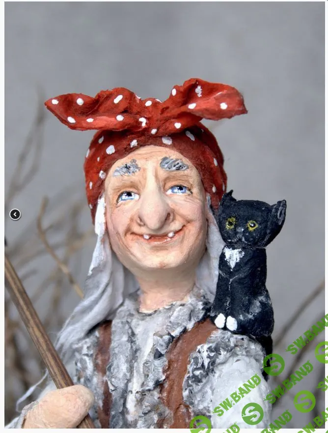 [Броницкая Татьяна] Видео мастер-класс "Лепка и роспись лица Бабы Яги" (2019)