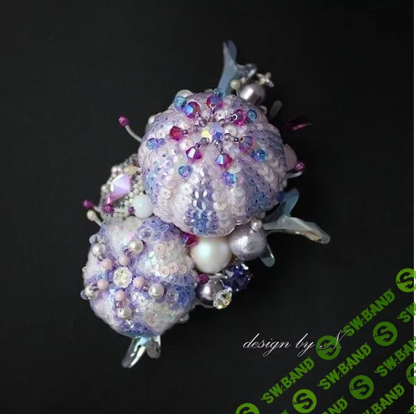 Брошь Коралловые рифы