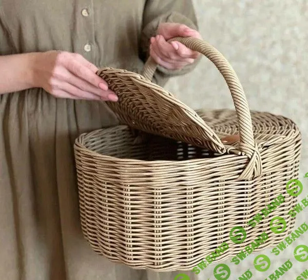 [Бумажная лоза] Корзина для пикника [Юлия Антонова]