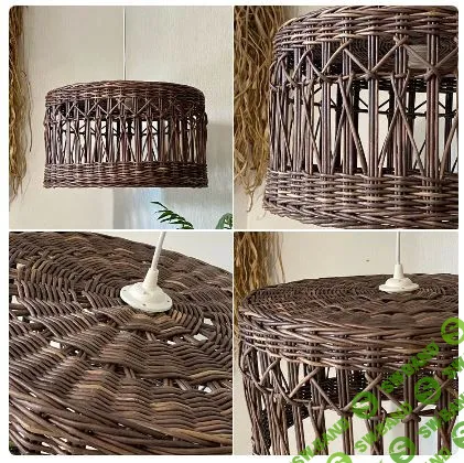 [Бумажная лоза] Мк по плетению абажура «Ажур» [Ольга Рыжкова]