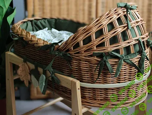 [Бумажная лоза] Плетеная люлька [Плету лозу] [Полина Майорова]