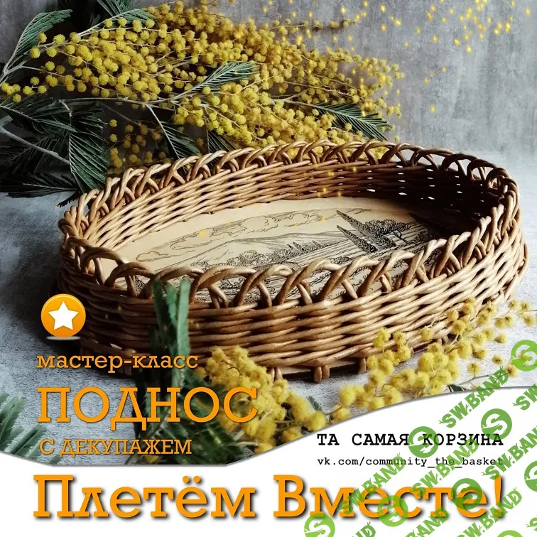 [Бумажная лоза] Подсписка на группу "Та самая корзина". Май 2024 [Наталья Джанатаева]