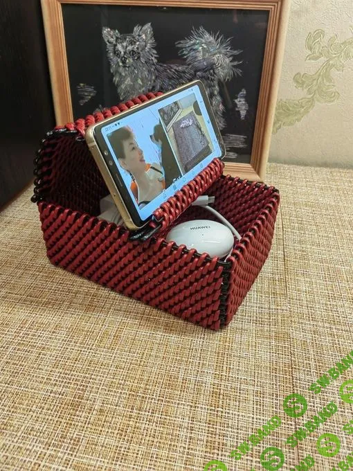 [Бумажная лоза] Совместник "Коробочка-подставка" [Evgeniya Greenfox]