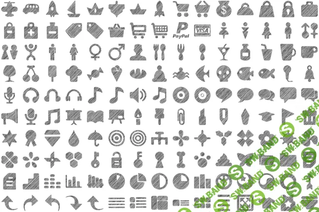 [Bundlestorm] Gorgeous Vector Sketch Icons