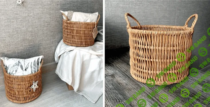 [ceny_krasotu] [Бумажная лоза] МК Корзина Zara home (2022)