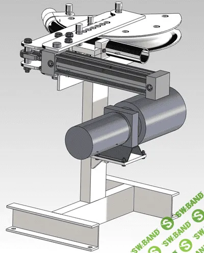 Чертежи станка - ручной трубогиб прокатный большой