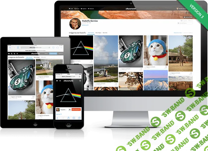 Chevereto v3.10.3 Rus - скрипт хостинга изображений