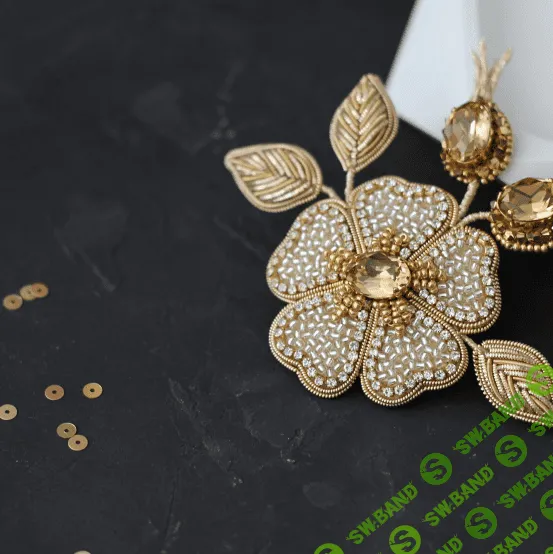 [Christie_jewelry] Брошь «Шиповник» (2023)