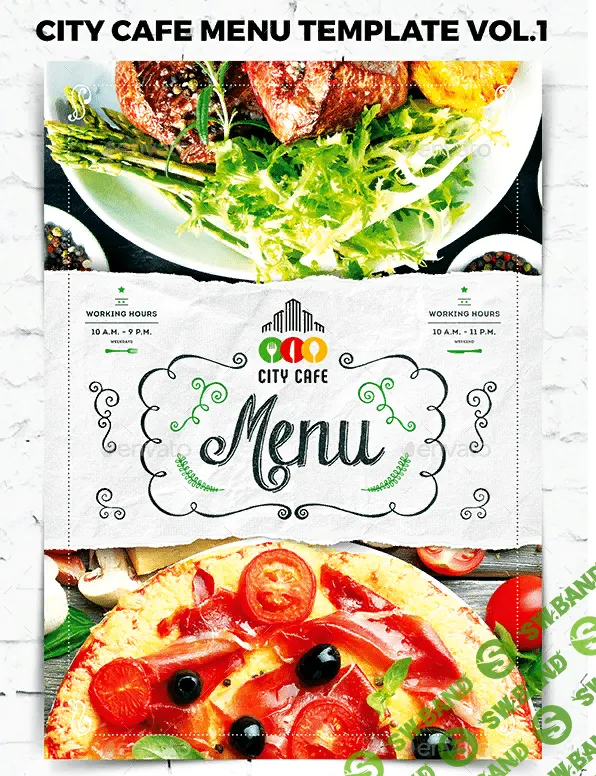 City Cafe Menu Template vol.1