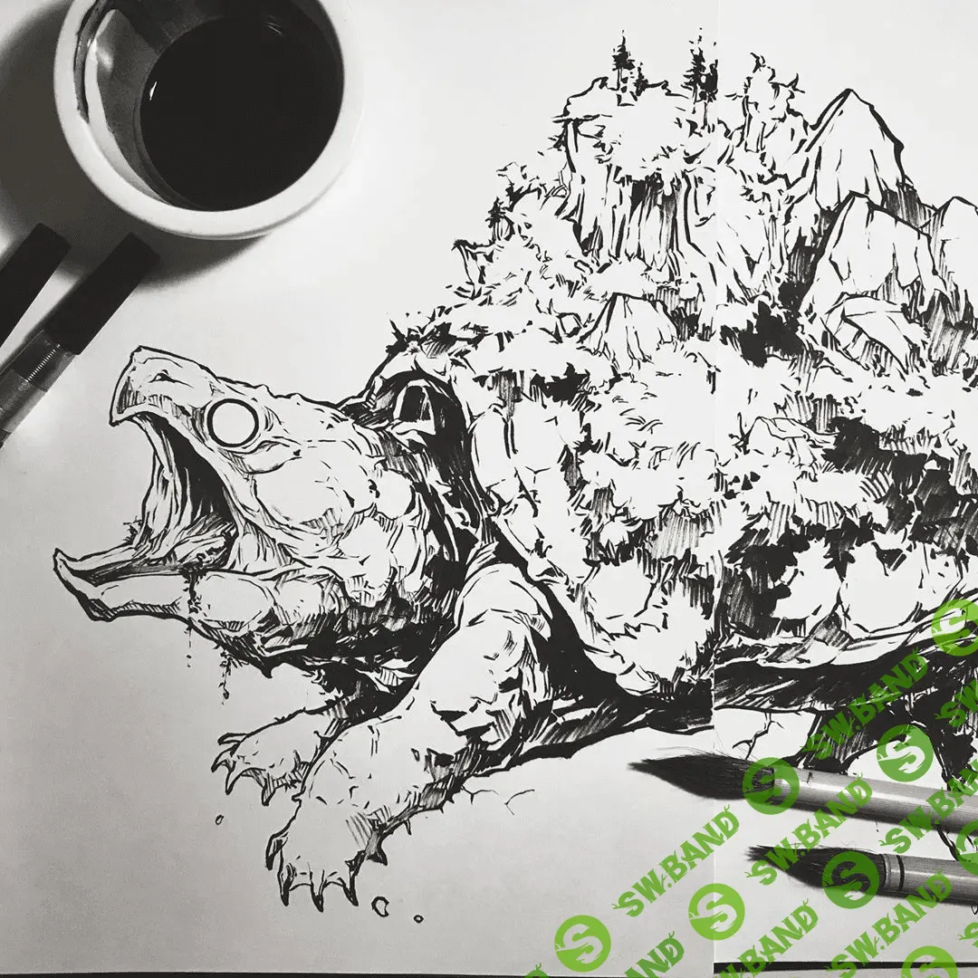 [Class101] Sketching Animals and Creatures with Pen and Ink