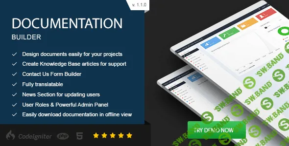[codecanyon] Documentation Builder v1.1.0 - создание документации