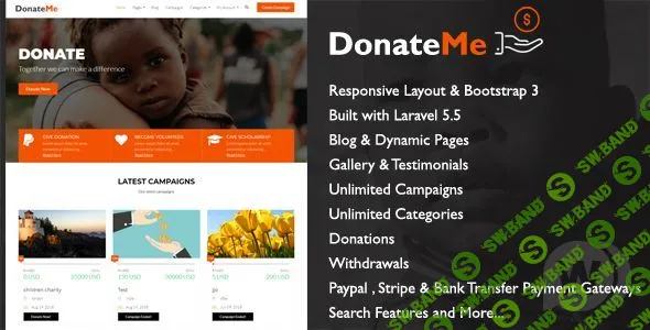 [CodeCanyon] DonateMe v1.1 - скрипт сбора средств