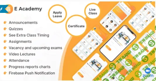[codecanyon] E-Academy v1.0.12 NULLED - Online Classes / Institute / Tuition And Course Management (Android App + Admin Panel) (2022)