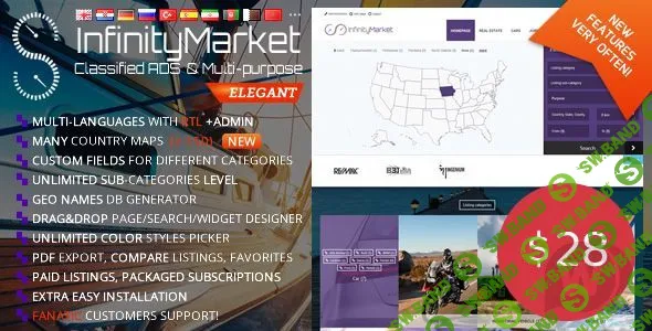 [CodeCanyon] Infinity Market v1.6.4 - доска объявлений