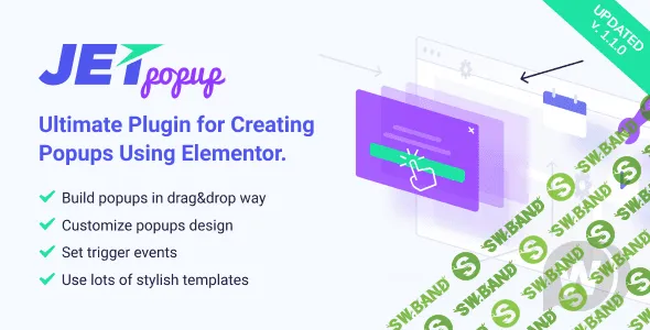 [CodeCanyon] JetPopup v1.1.0 - всплывающие окна для Elementor