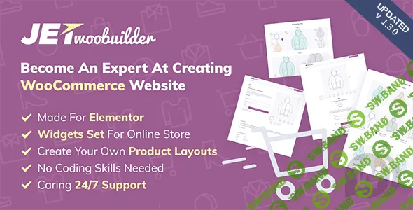 [CodeCanyon] JetWooBuilder v1.3.3 - аддон Elementor для WooCommerce