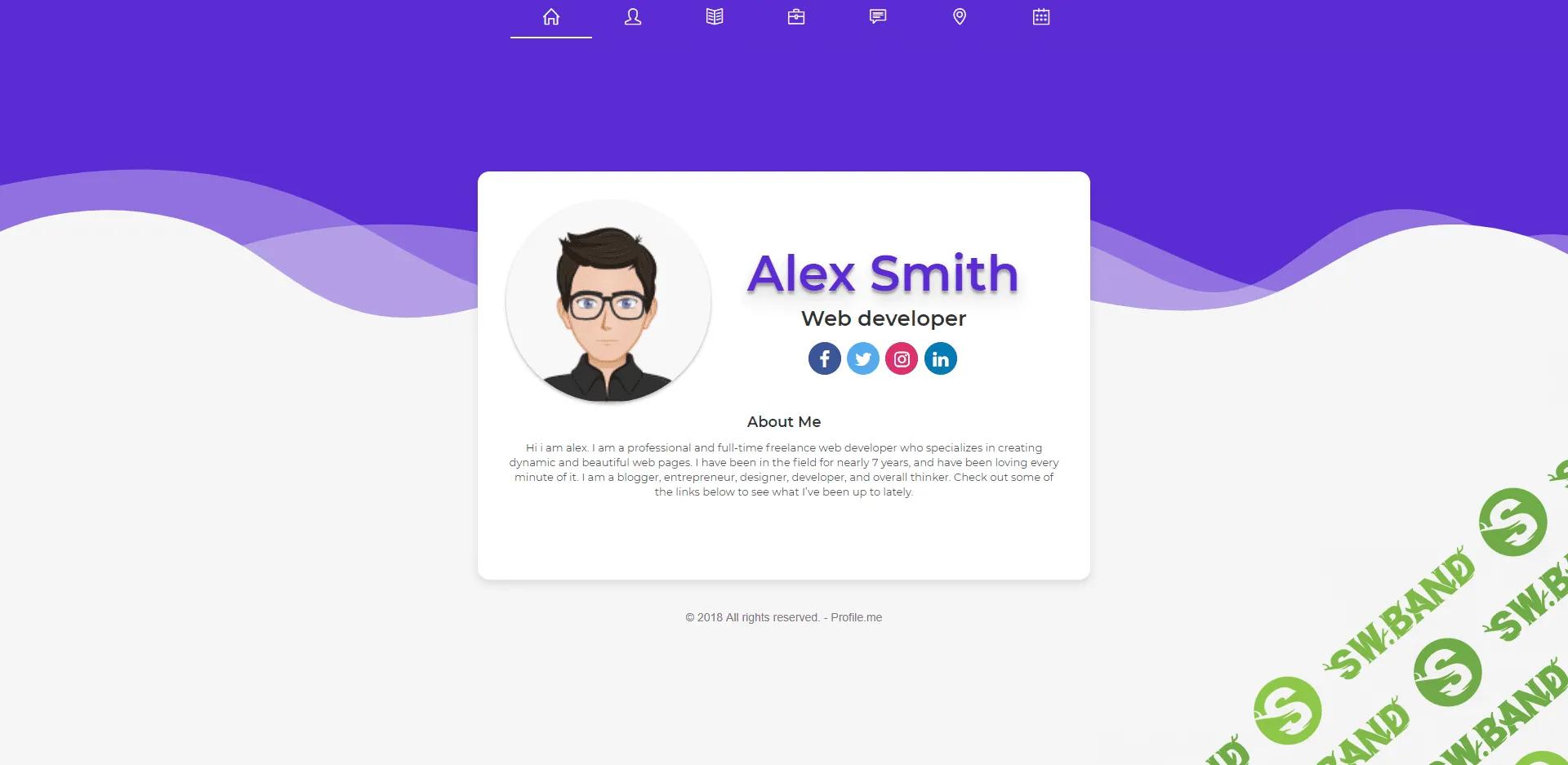 [CodeCanyon] Profile.me - скрипт сайта визитки или резюме