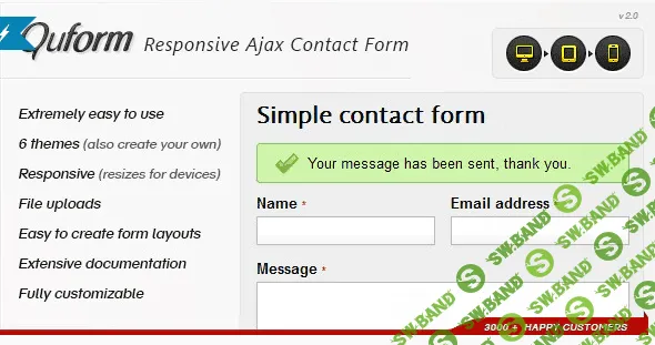 [codecanyon] Quform v2.5.1 - адаптивная контактная форма (2021)