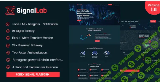 [codecanyon] SignalLab v1.0 Nulled - платформа торговых сигналов Forex и Crypto (2021)