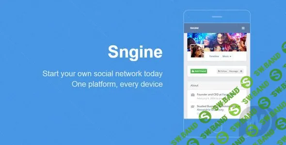 [CodeCanyon] Sngine v2.5.5 NULLED - движок социальной сети