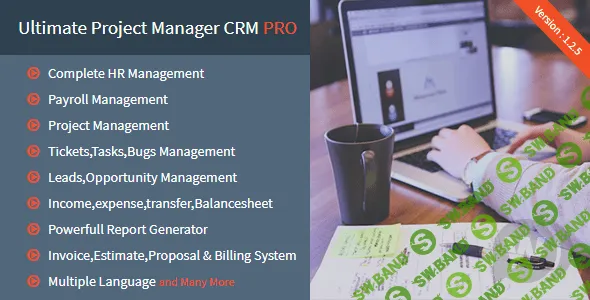 [CodeCanyon] Ultimate Project Manager CRM PRO v1.3.3 NULLED - менеджер проектов
