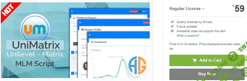 [Codecanyon] UniMatrix Membership v1.5.0 - MLM скрипт (2021)
