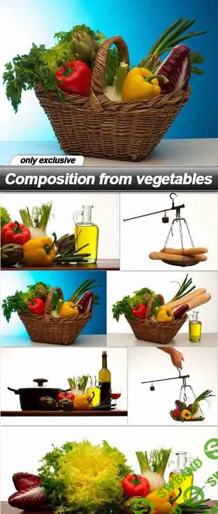 Composition from vegetables - 7 UHQ JPEG