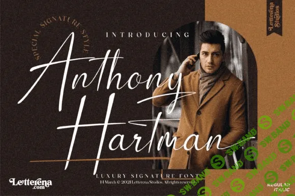 [Creativefabrica] Anthony Hartman Font