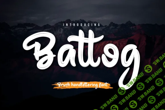 [Creativefabrica] Battog Font