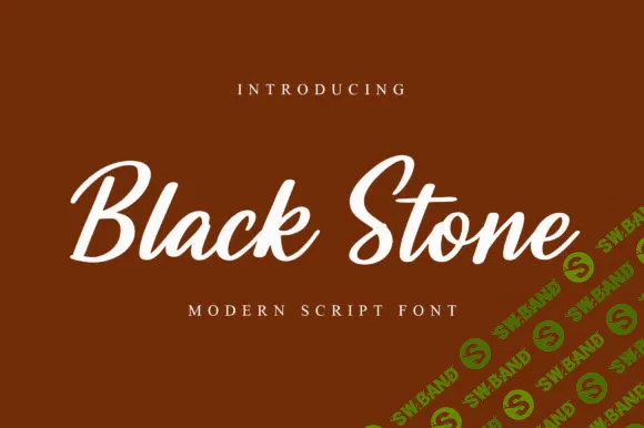 [Creativefabrica] Black Stone Font (2021)