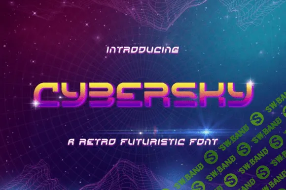 [Creativefabrica] Cybersky Font (2021)