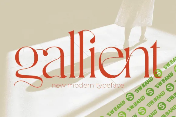 [Creativefabrica] Gallient Font