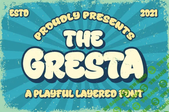 [Creativefabrica] Gresta Font (2021)