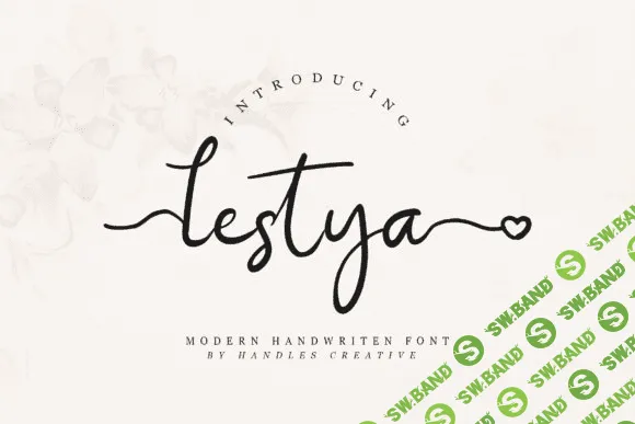 [Creativefabrica] Lestya Font
