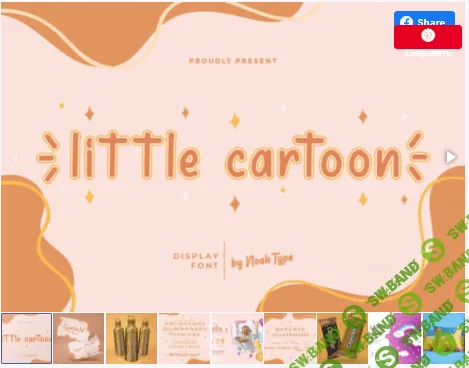 [creativefabrica] Little Cartoon Font (2022)