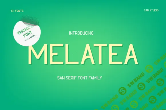 [Creativefabrica] Melatea Font (2021)