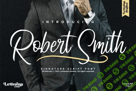 [Creativefabrica] Robert Smith Font