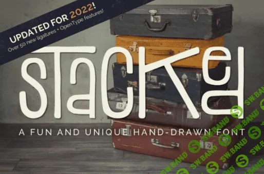 [Creativefabrica] Stacked Font (2022)