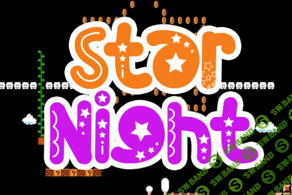 [Creativefabrica] Star Night Font