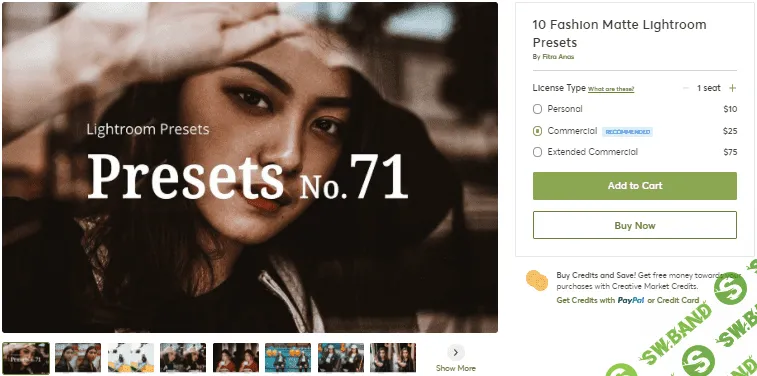 [Creativemarket] 10 Fashion Matte Lightroom Presets №71 (2020)