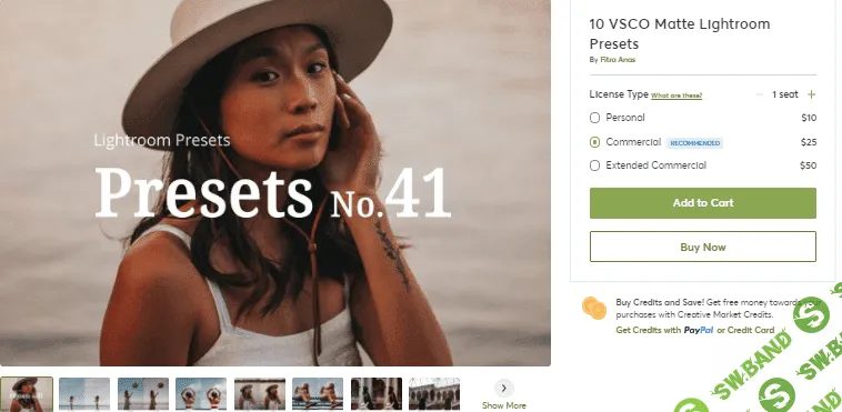 [Creativemarket] 10 VSCO Matte Lightroom Presets №41 (2020)