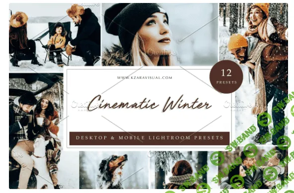 [creativemarket] 12 x Lightroom, Cinematic Winter (2021)
