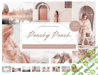 [creativemarket] 12 x Lightroom Presets, Peach (2021)