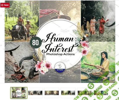 [Creativemarket] 80 Human Interest Photoshop Actions (2019)
