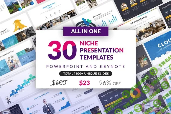 [creativemarket] All In One 30 Presentation Template