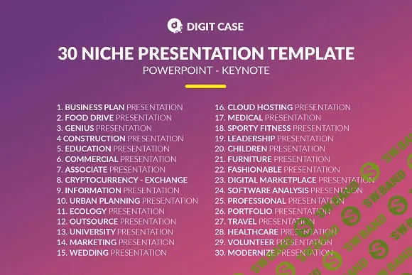 [creativemarket] All In One 30 Presentation Template