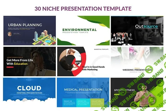 [creativemarket] All In One 30 Presentation Template