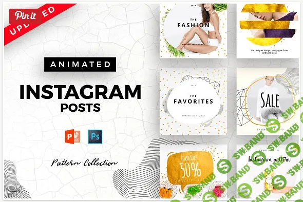 [creativemarket] Анимированные посты инстаграм