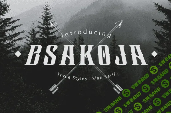 [Creativemarket] Bsakoja Font